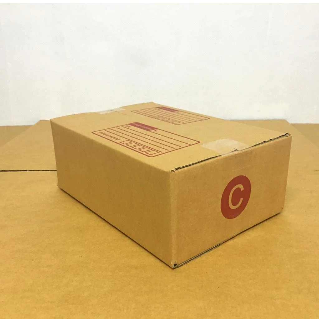 กล่องไปรษณีย์ เบอร์ C ขนาด 20×30×11 ซม. กล่องพัสดุฝาชน แพ็ค 20 ใบ หนา 3 ชั้น